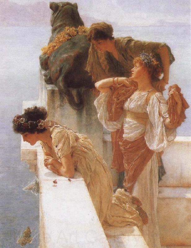 Alma-Tadema, Sir Lawrence A Coign of Vantage Norge oil painting art